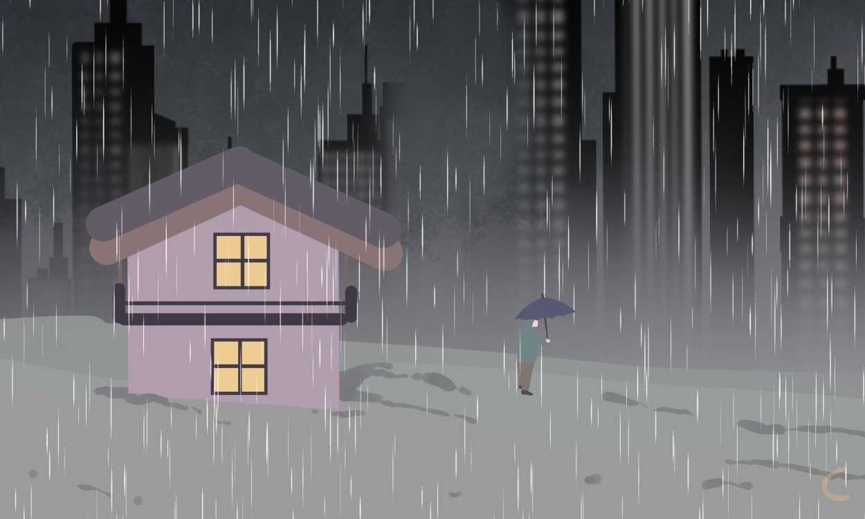 下雨天伤感又干净的文案