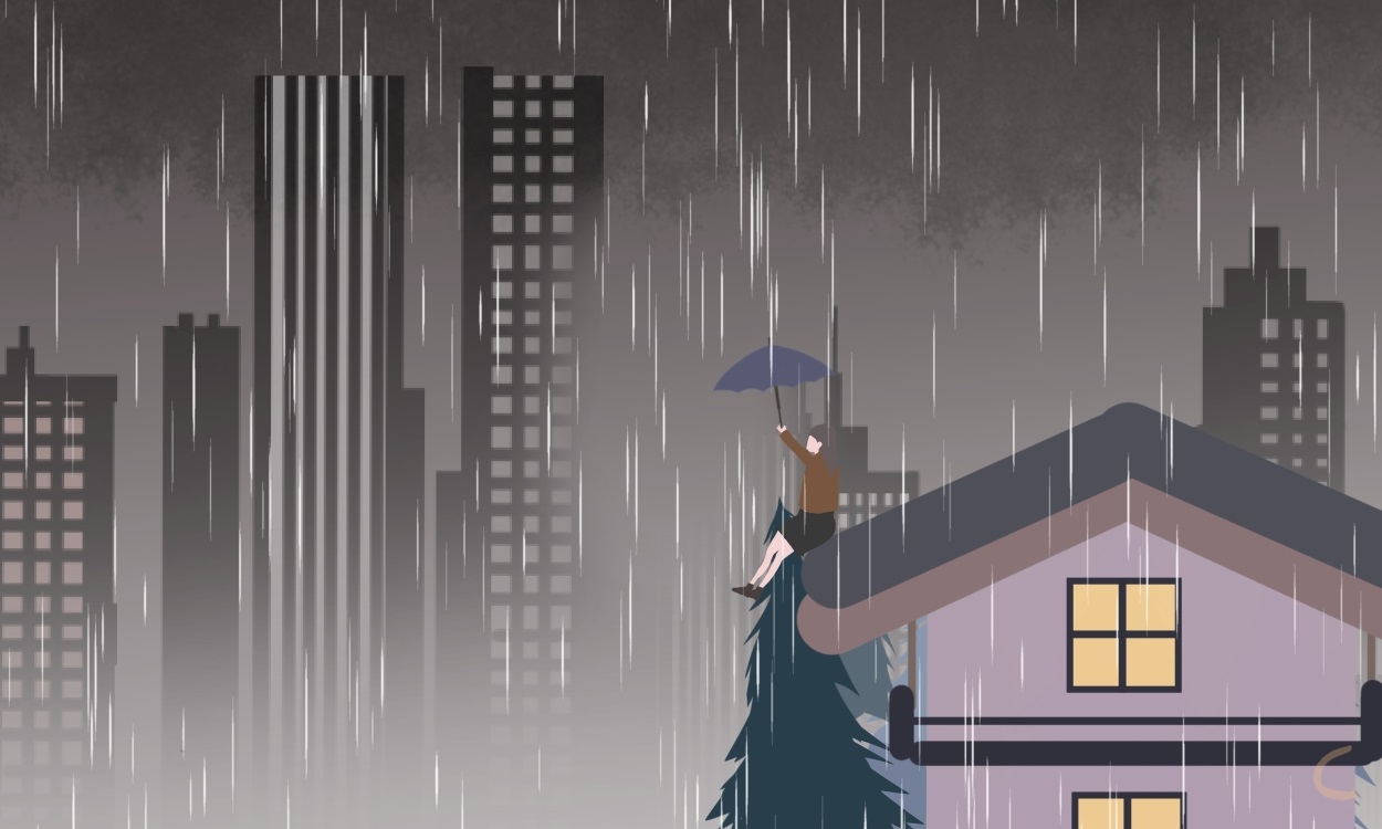 下雨天心情说说发朋友圈的句子