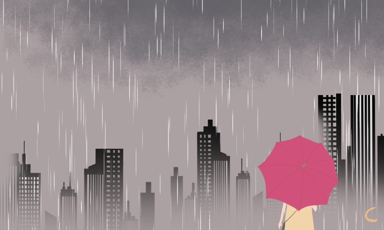 下雨天的心情唯美句子