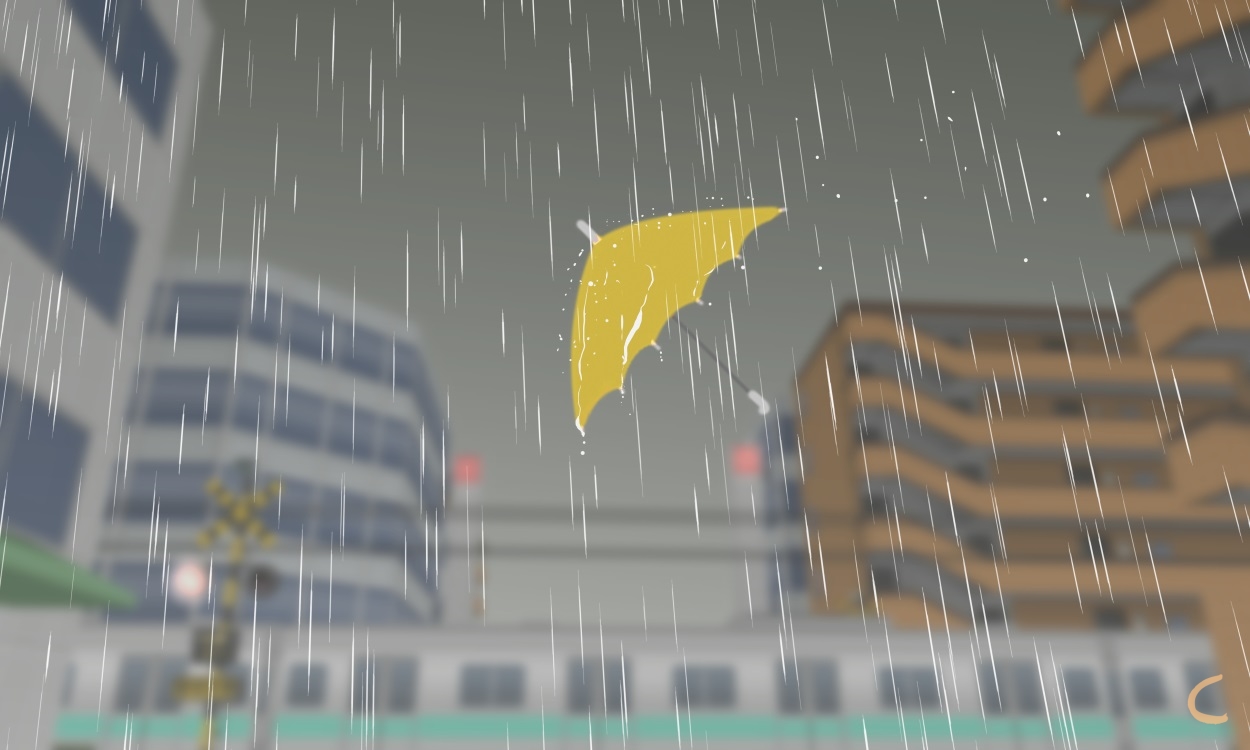 下雨说说心情低落句子