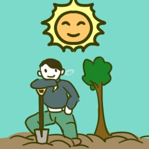 关于植树节的宣传语